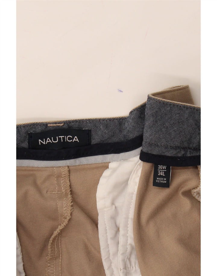 NAUTICA Mens Straight Chino Trousers W36 L34 Beige Vintage Nautica and Second-Hand Nautica from Messina Hembry 