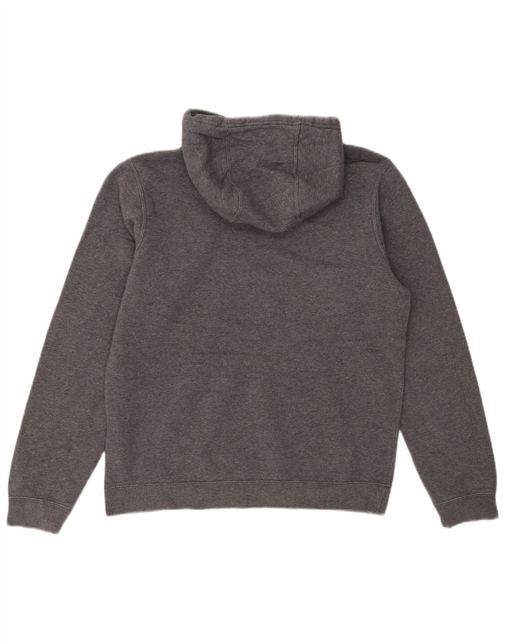 Jumper com capuz masculino Nike pequeno algodão manchado cinza