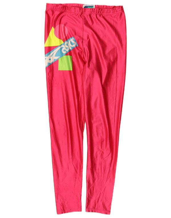 Leggings Asics Meninas Graphic 13-14 Anos Grande Poliéster Rosa