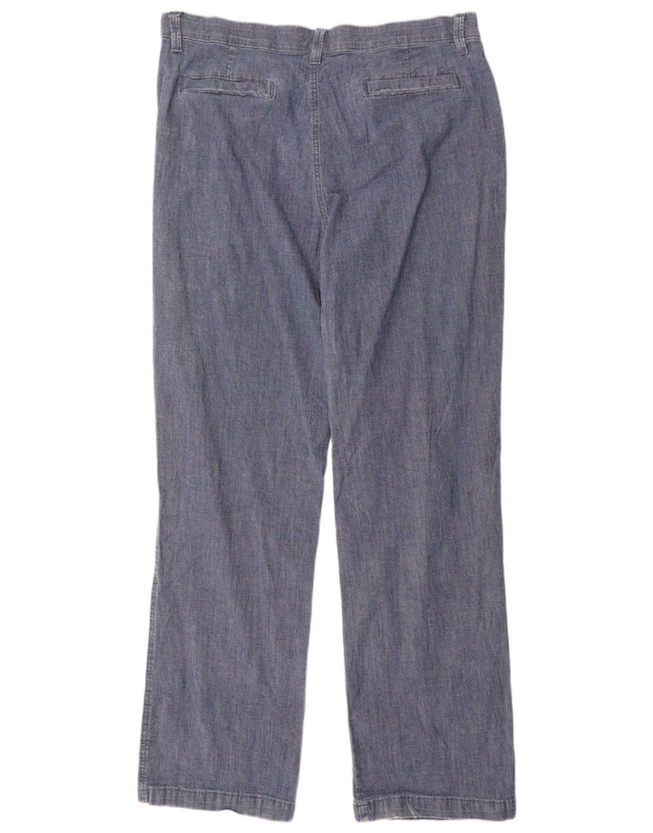 Calça casual feminina LEE Riders de cintura alta US 18 2XL W36 L31 azul