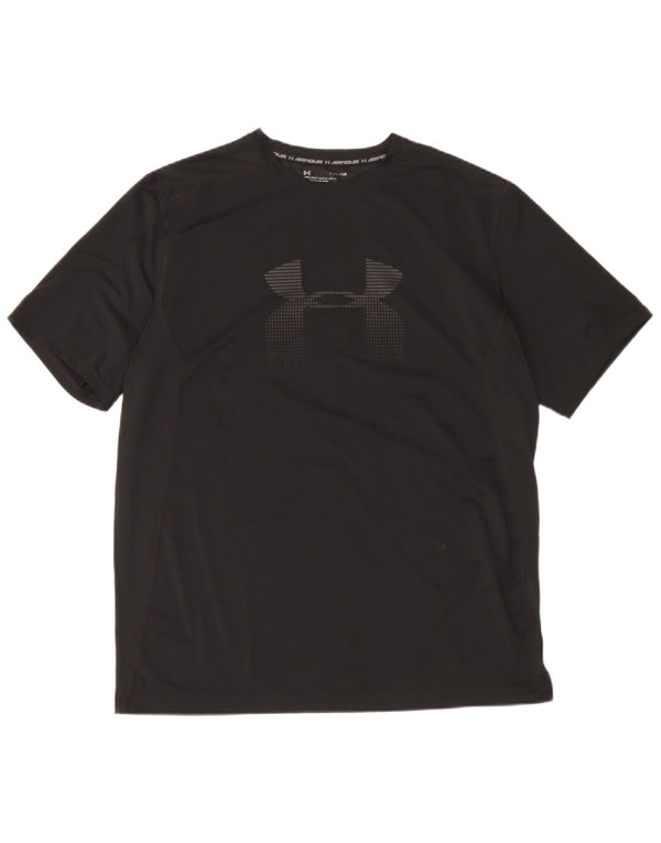 Camiseta masculina Under Armour Heat Gear Graphic Top XL preto poliéster