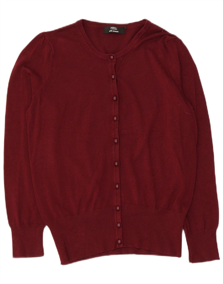 Suéter cardigã feminino Marks & Spencer UK 12 viscose marrom médio