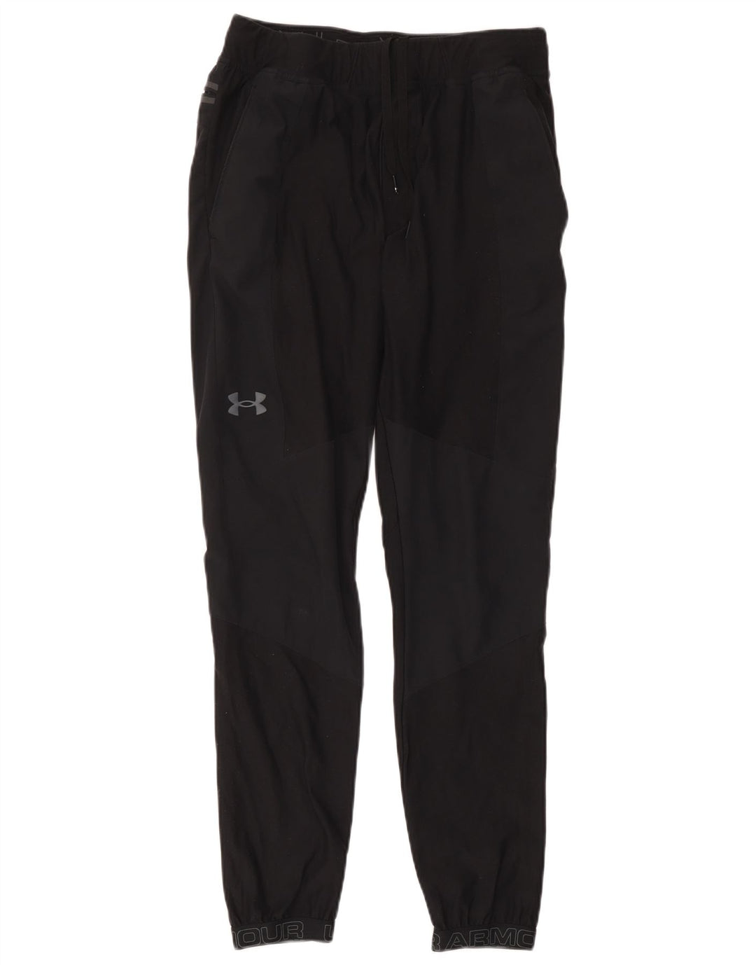 Calça esportiva masculina Under Armour Graphic Joggers poliéster preto médio