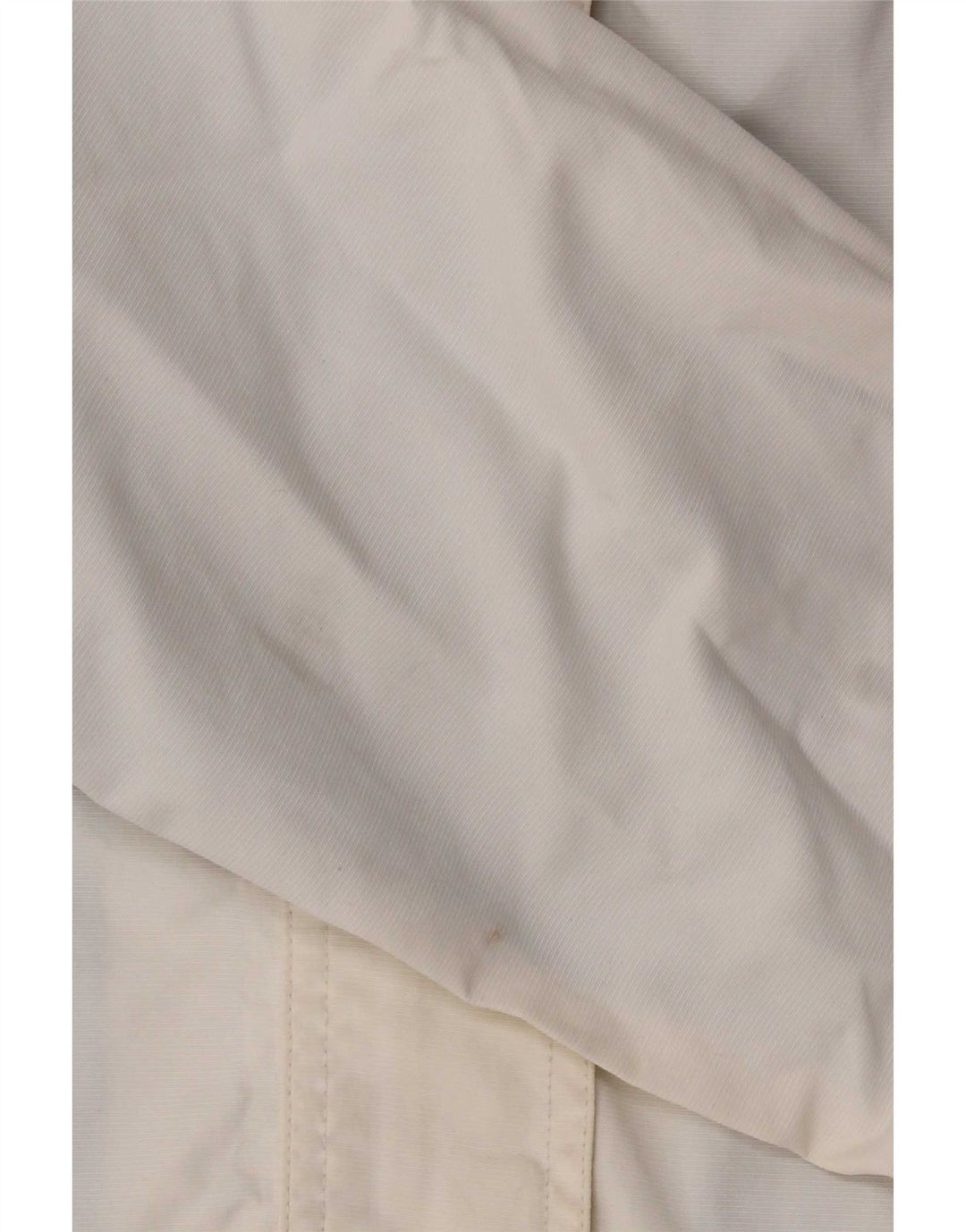 Jaqueta de chuva feminina com capuz Weird Fish UK 14 grande bloco colorido branco de nylon