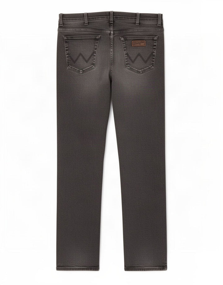 Wrangler Masculino Texas Straight Jeans W40 L34 Cinza Algodão