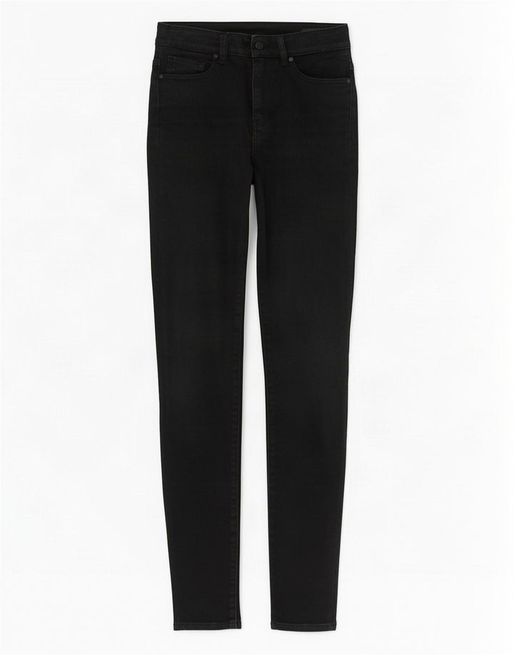 Lee Jeans Skinny Feminino W26 L30 Algodão Preto