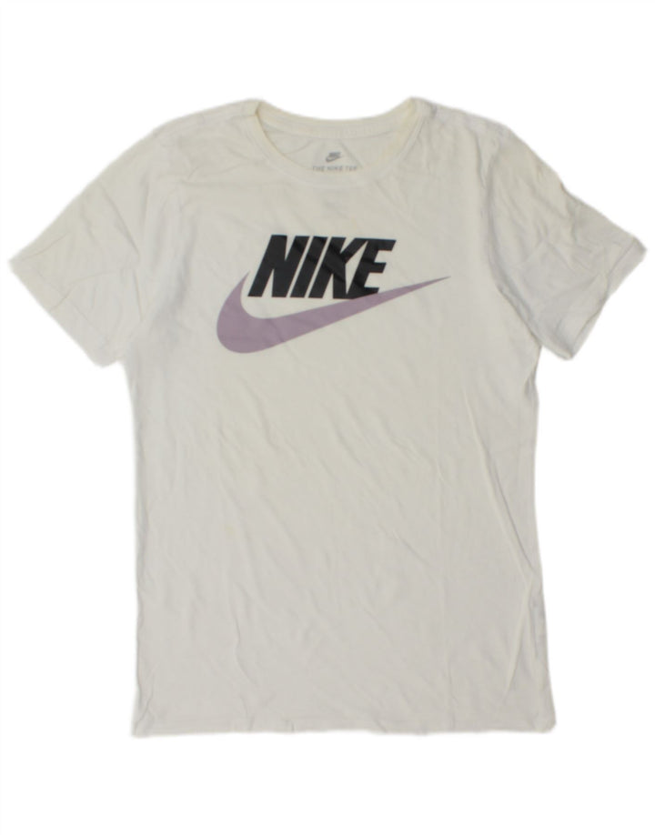 Camiseta Nike Masculina Athletic Cut Graphic Top Pequeno Branco