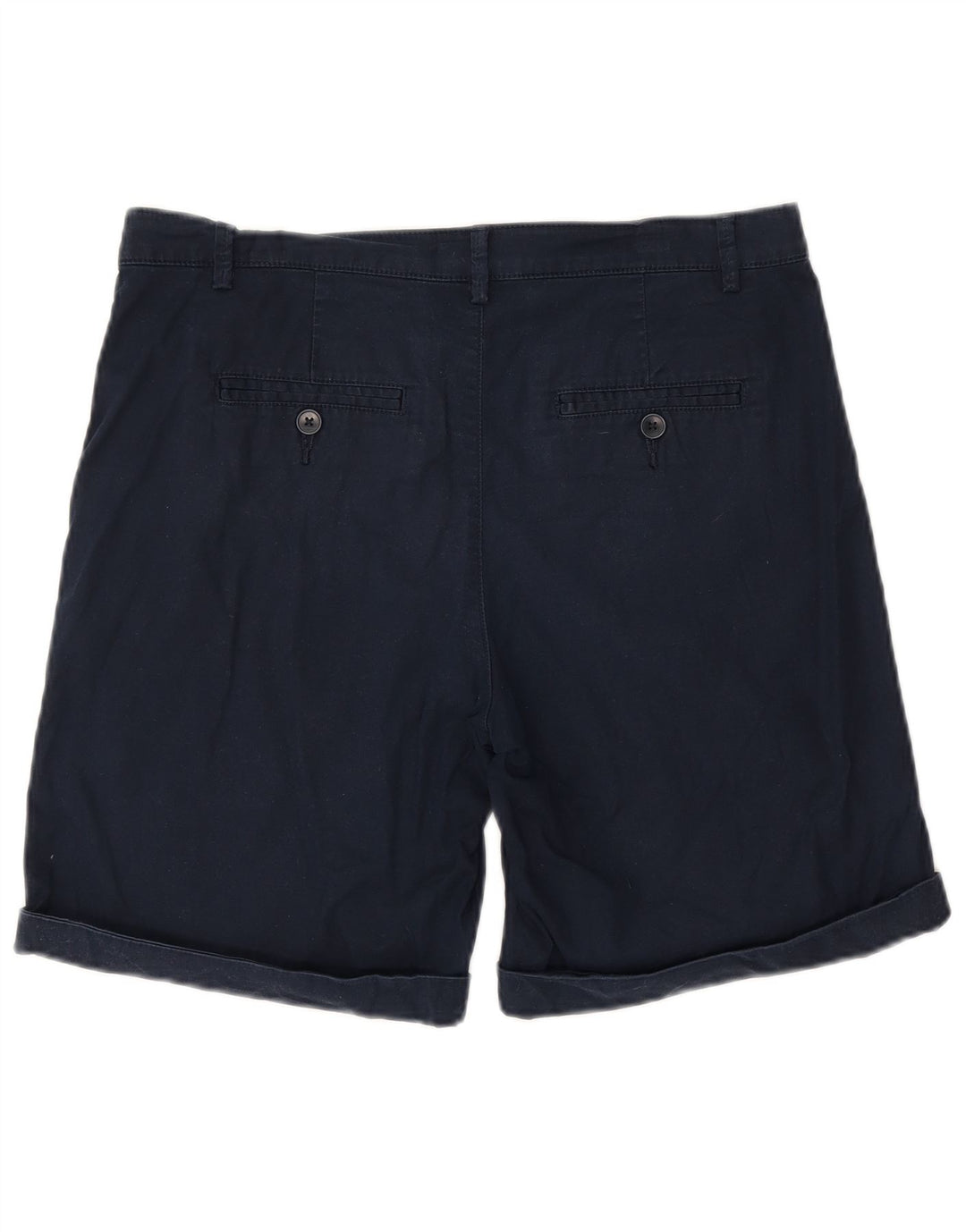 Shorts Chino feminino BENETTON W32 grande azul marinho