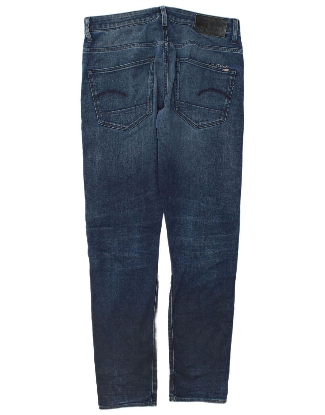 G-Star Raw Masculino 3301 Slim Jeans W32 L34 Azul Algodão
