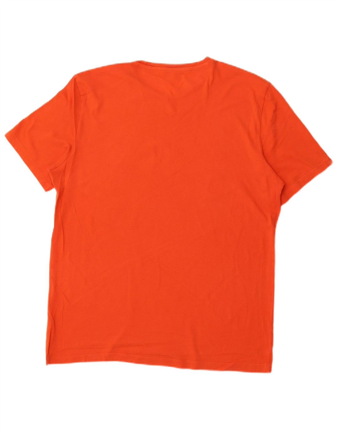 Camiseta masculina CALVIN KLEIN com estampa gráfica grande laranja