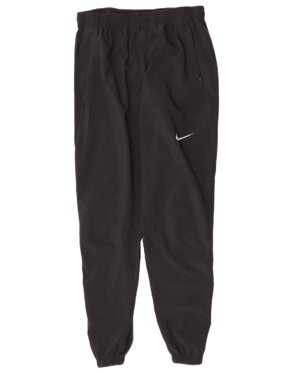 Calça de treino feminina Nike Joggers UK 10 pequeno poliéster preto
