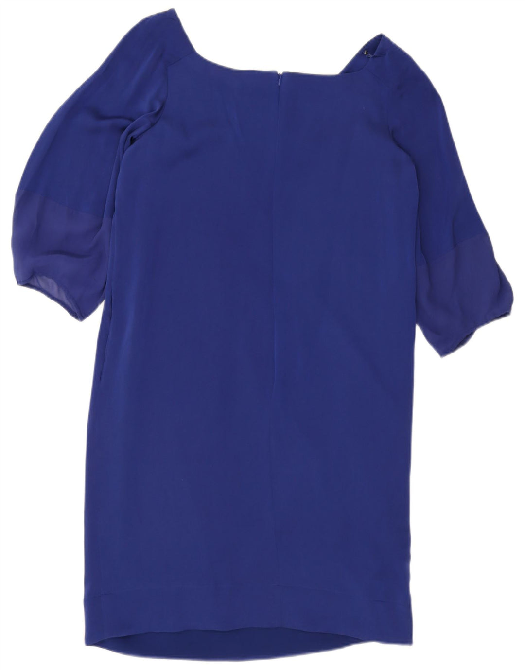 Vestido feminino Armani Collezioni manga 3/4 IT 44 azul médio