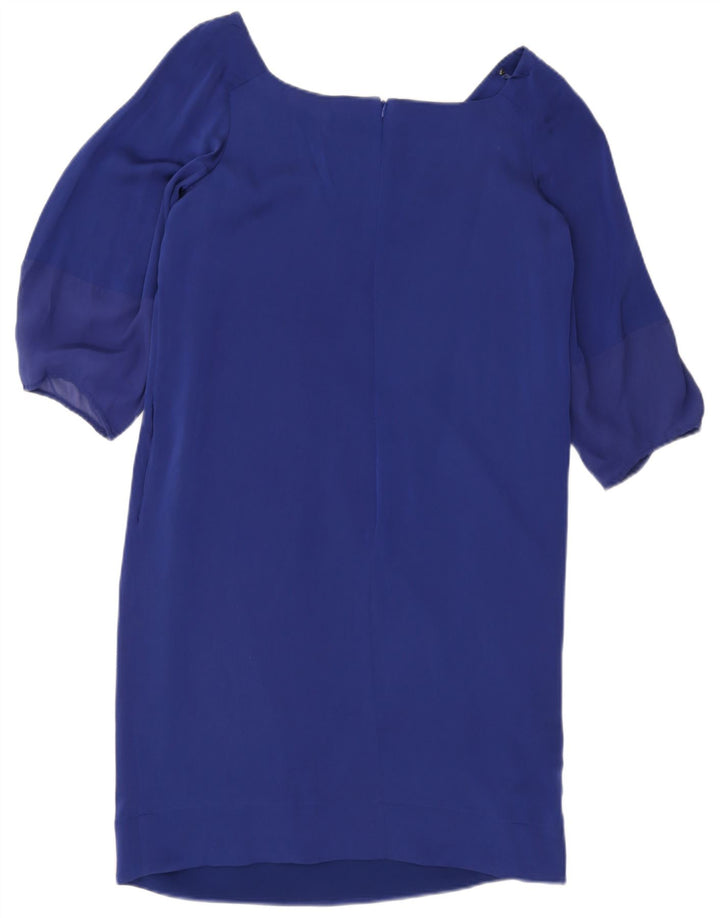 Vestido feminino Armani Collezioni manga 3/4 IT 44 azul médio