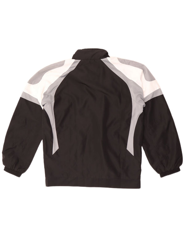Erima Mens Treino Top Jacket UK 38/40 Médio Preto Colourblock Poliéster