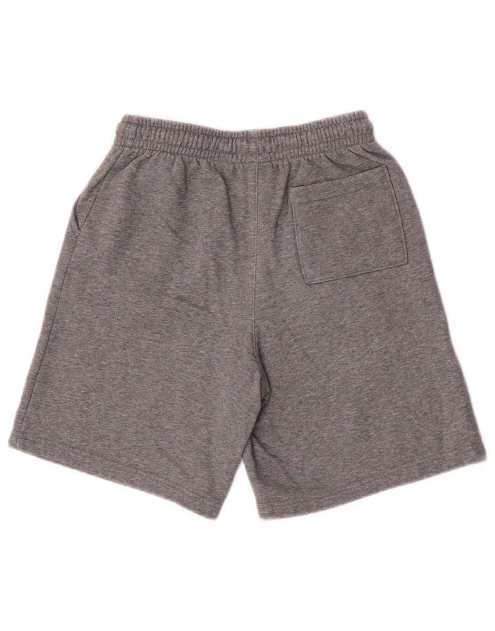 Shorts esportivos Jordan Boys 12-13 anos grandes de algodão cinza