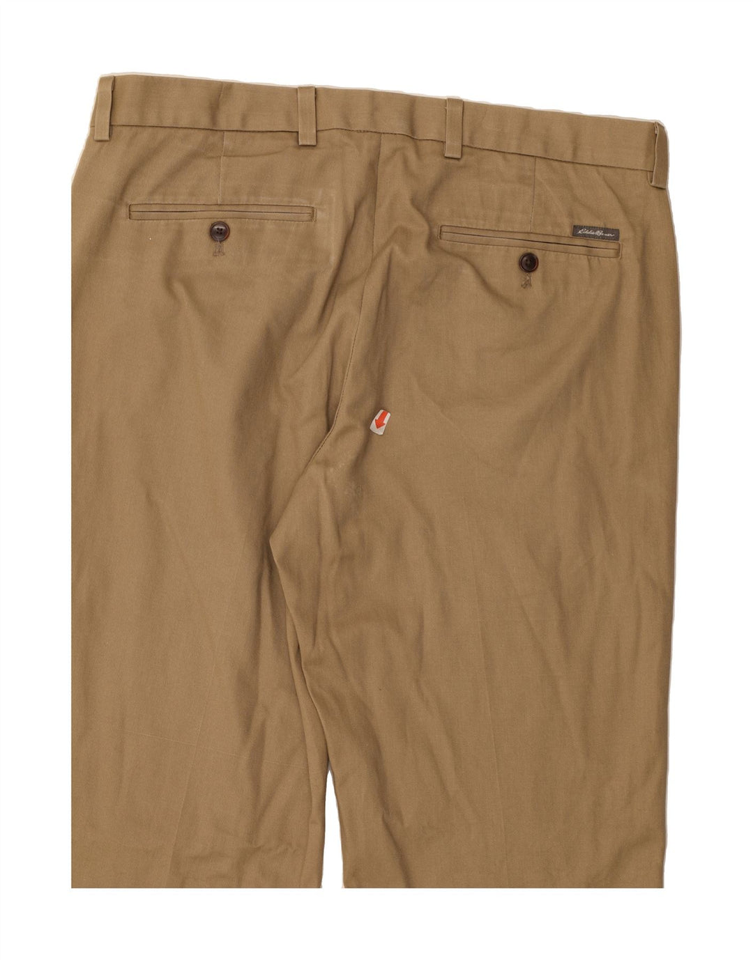 EDDIE BAUER Mens Straight Chino Trousers W34 L30  Beige Cotton Vintage Eddie Bauer and Second-Hand Eddie Bauer from Messina Hembry 