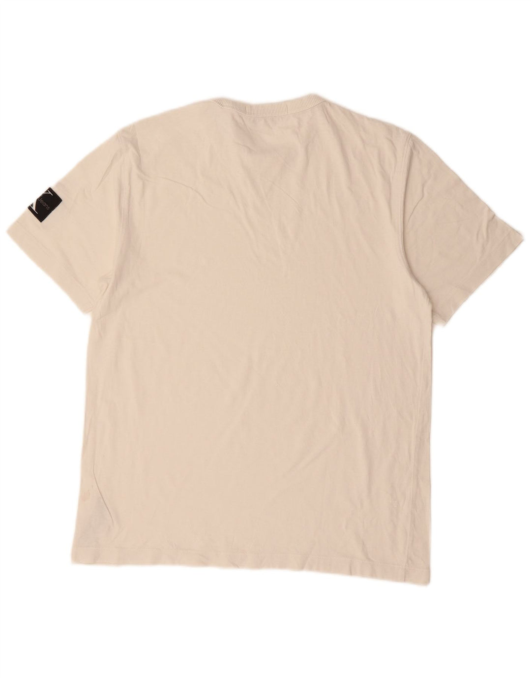 CALVIN KLEIN JEANS Camiseta masculina grande de algodão branco