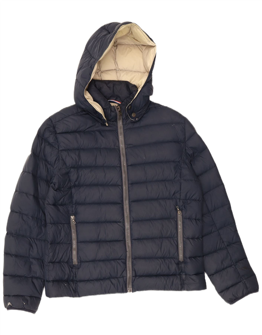 Jaqueta masculina acolchoada com capuz Colmar IT 52 grande azul marinho