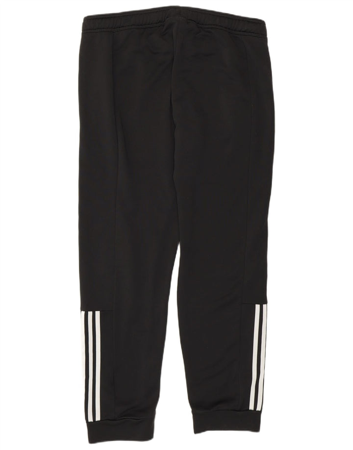 ADIDAS Calças de treino femininas Joggers UK 20/22 XL Preto Poliéster