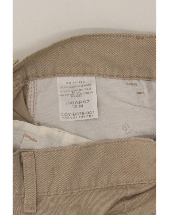 LEE Womens Riders Straight Capri Trousers US 12 Large W32 L20 Beige Cotton Vintage Lee and Second-Hand Lee from Messina Hembry 