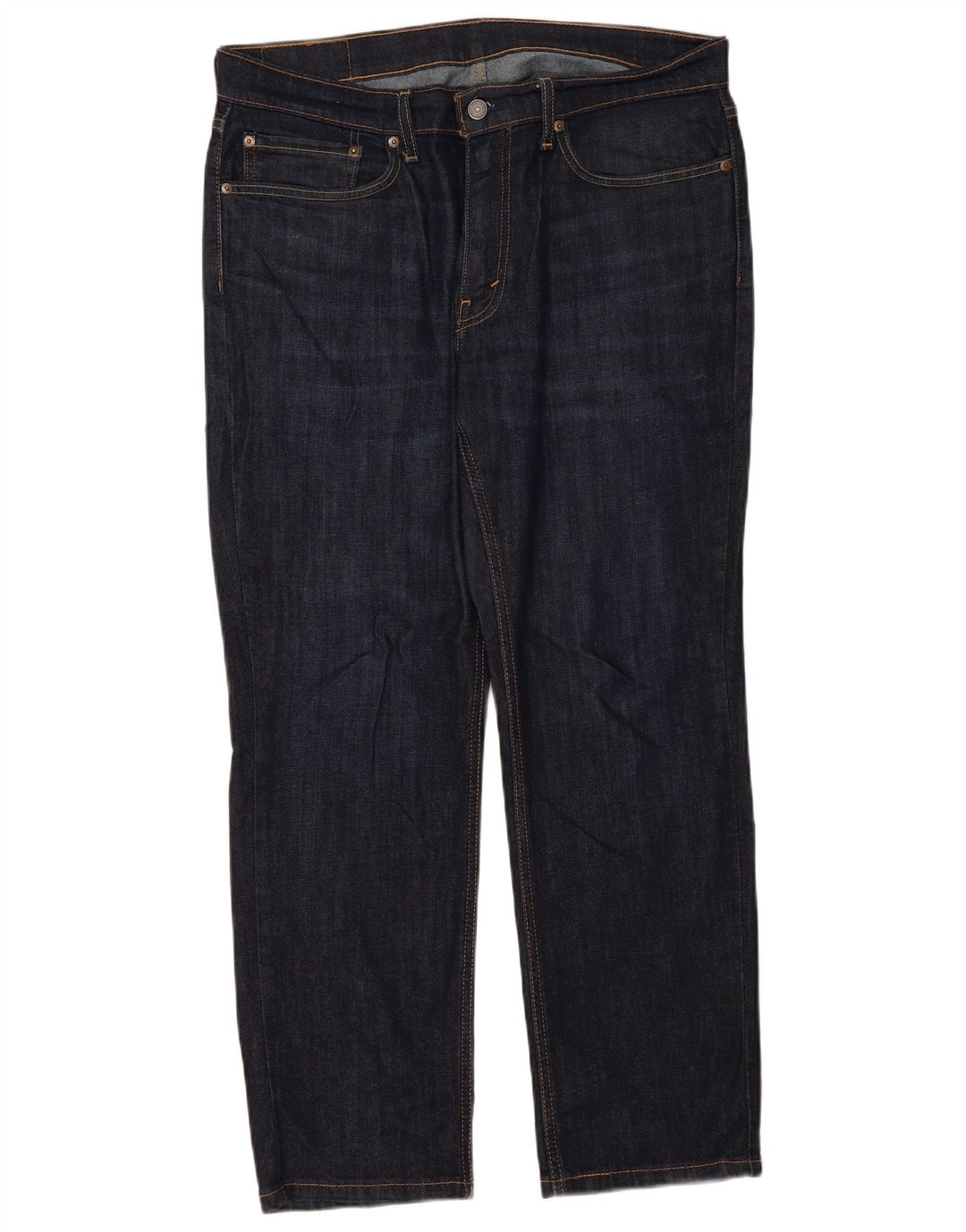 Levi's Masculino 541 Straight Jeans W34 L30 Azul Marinho Algodão