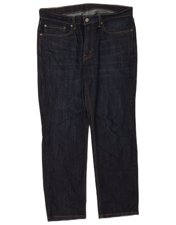 Levi's Masculino 541 Straight Jeans W34 L30 Azul Marinho Algodão