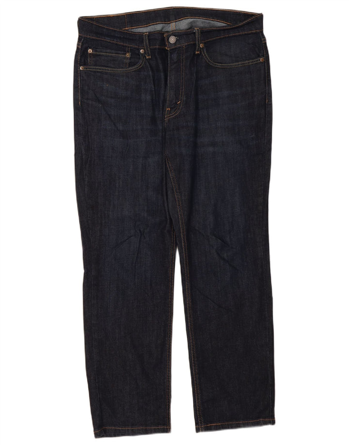 Levi's Masculino 541 Straight Jeans W34 L30 Azul Marinho Algodão