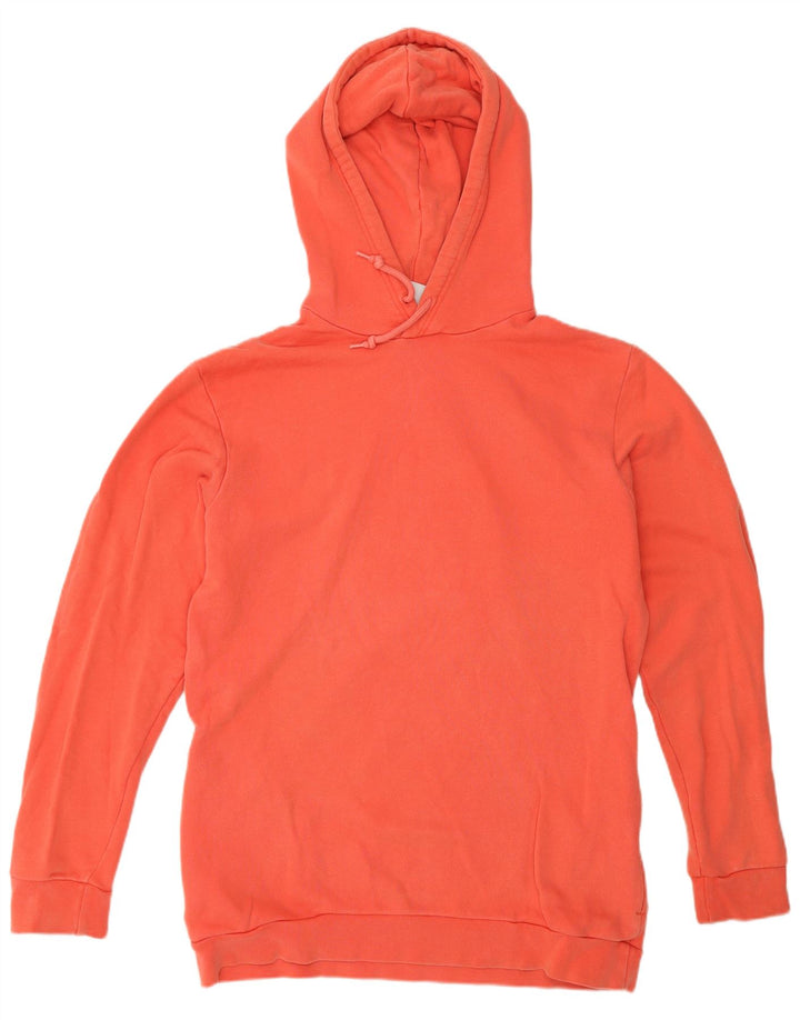 Adidas Mens Hoodie Jumper Médio Algodão Laranja
