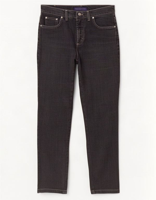 Trussardi Jeans Feminino Reto W26 L28 Cinza Algodão