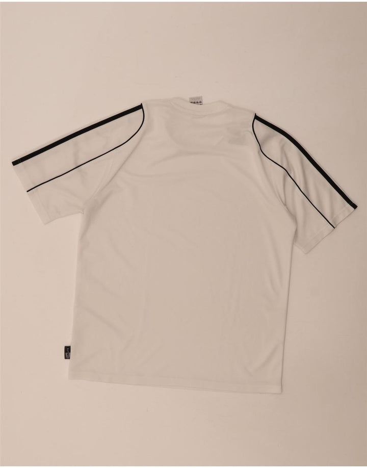 Camiseta Adidas Masculina Climalite Top Médio Branco
