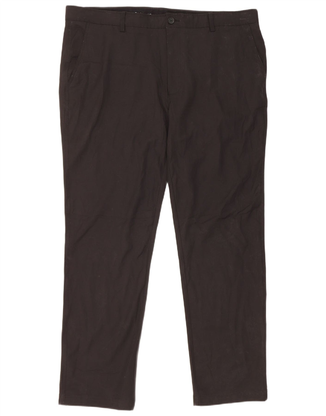 Calça chino reta masculina Calvin Klein W42 L33 poliéster preto