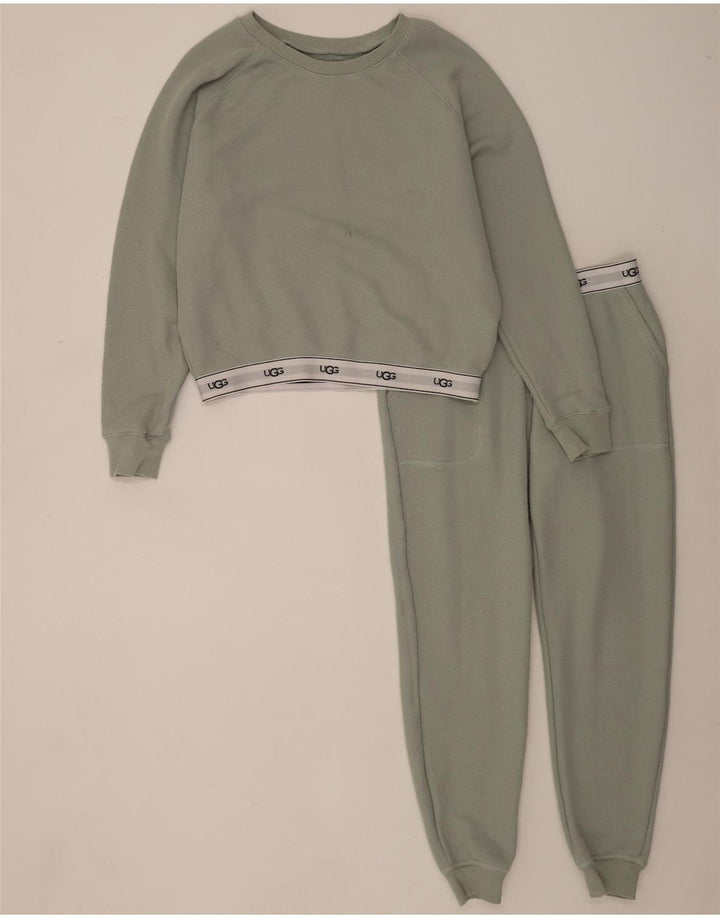 Fato de treino feminino UGG gráfico oversized completo Reino Unido 14 bloco colorido verde médio