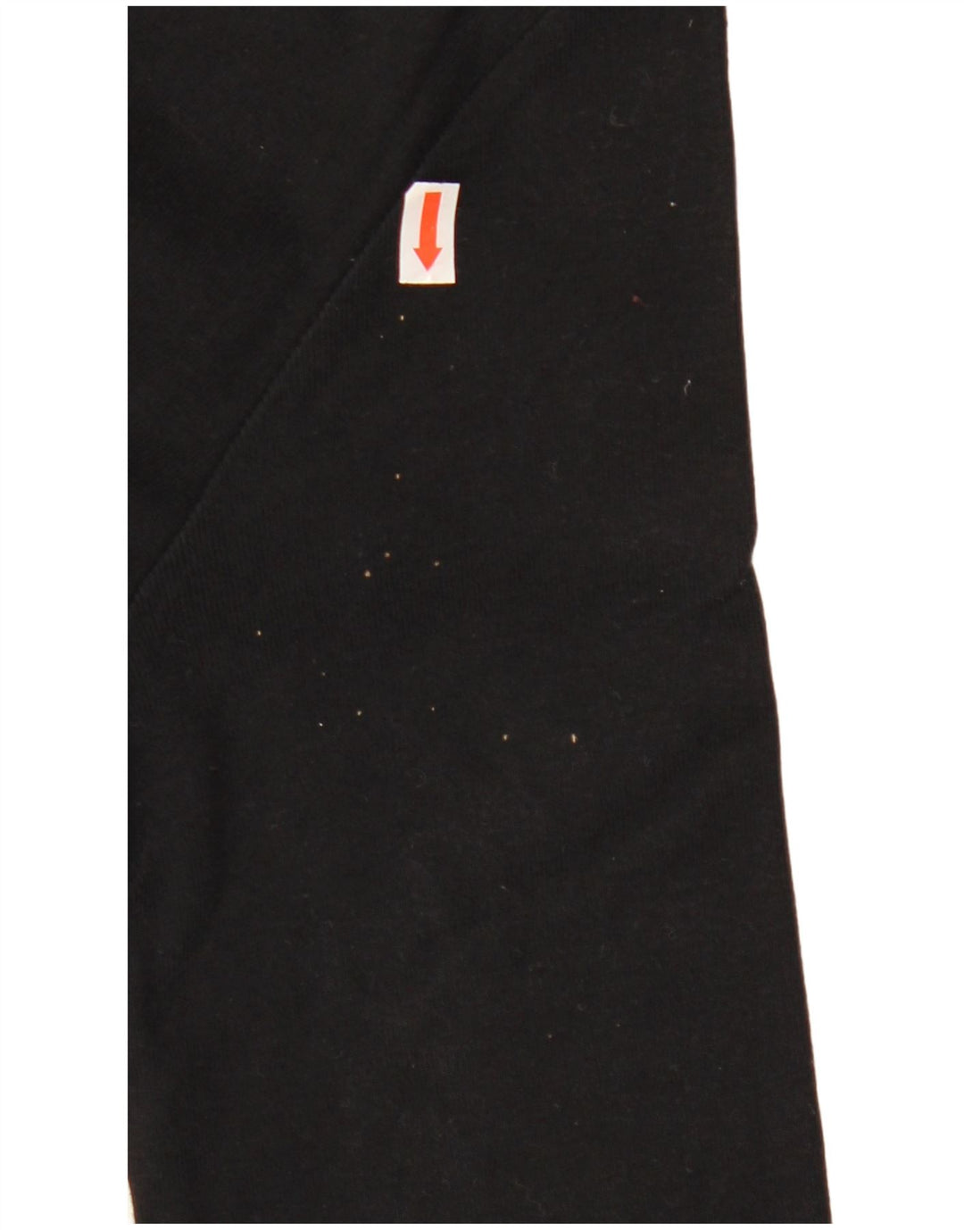 ARMANI JEANS Top gráfico feminino manga 3/4 Reino Unido 12 algodão preto médio