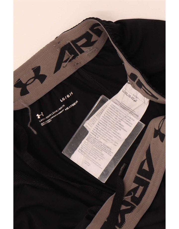 Under Armour Mens Sport Shorts Grande Poliéster Preto
