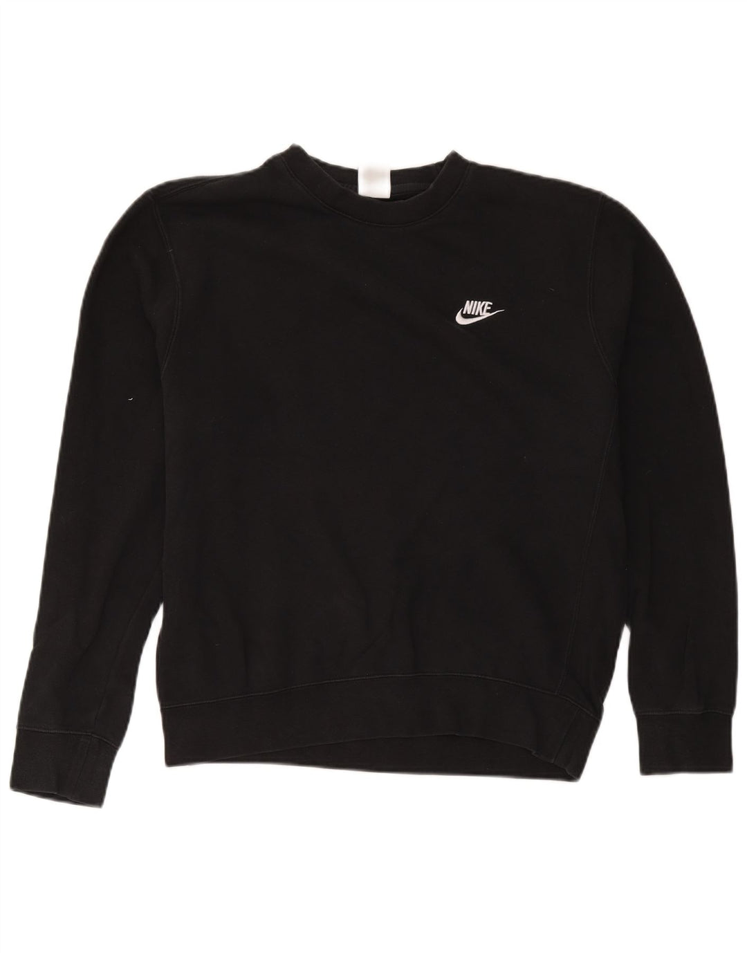 Nike masculino moletom jumper médio algodão preto