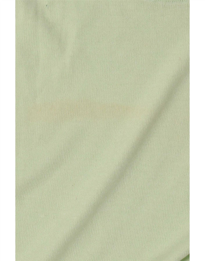 Camiseta masculina Zara Top médio algodão verde