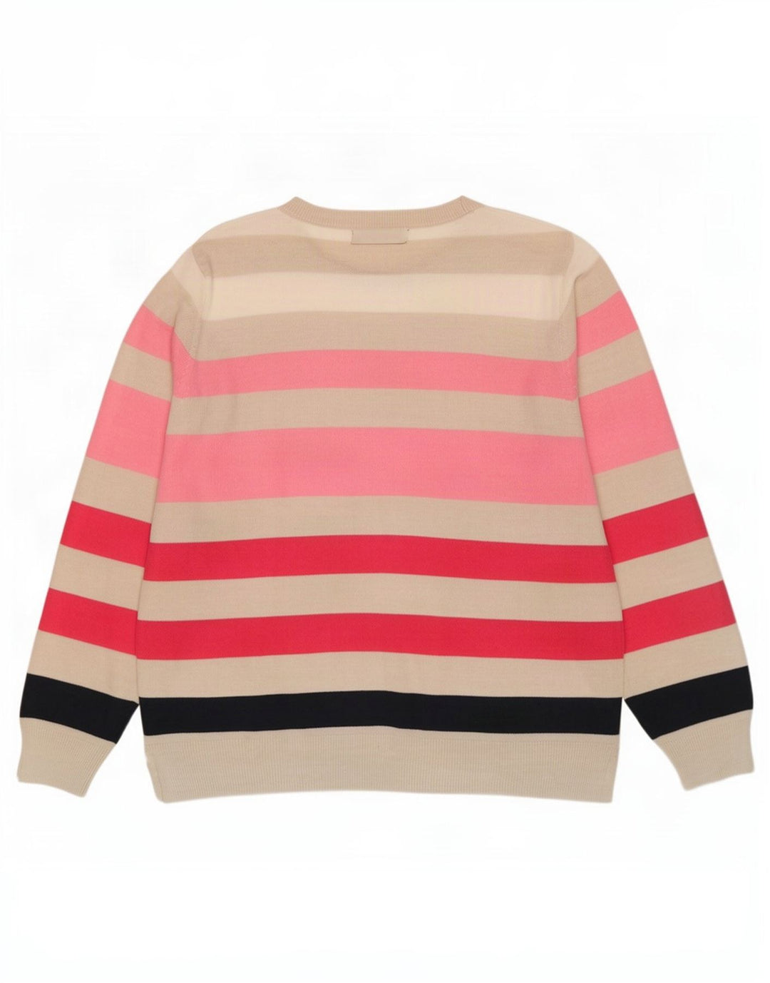 Suéter feminino Marks & Spencer com gola canoa Reino Unido 14 grande multicolorido