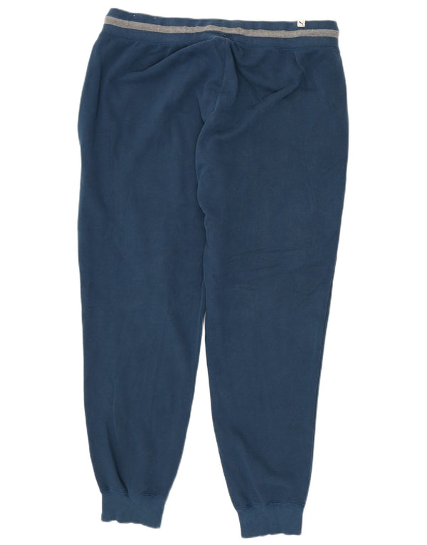 Calça de treino masculina Puma Graphic Joggers XL Azul marinho Colourblock