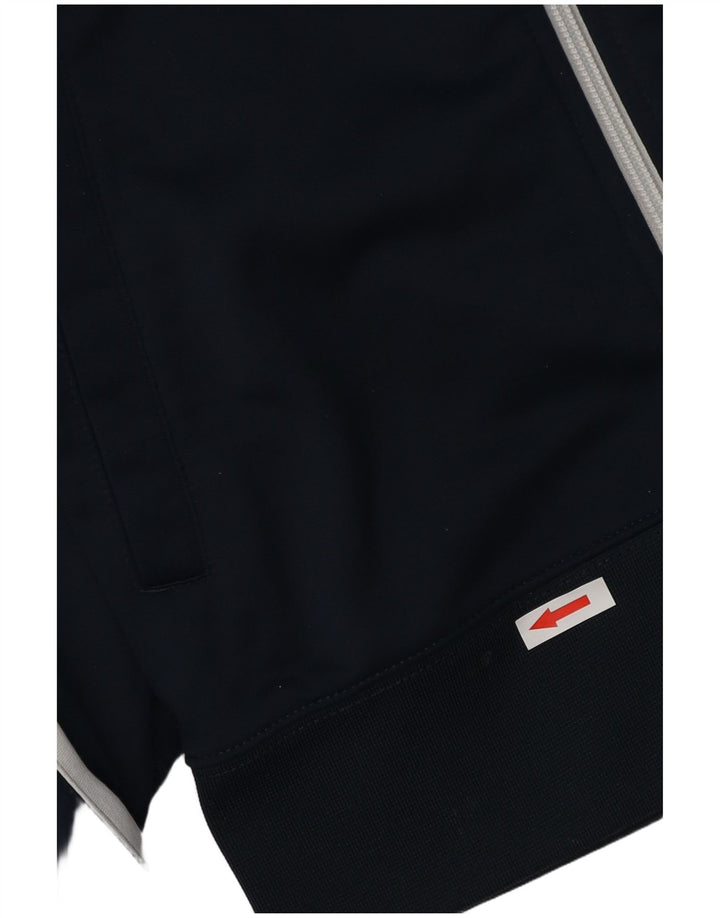 NIKE Mens Treino Top Jacket Pequeno Azul Marinho Colourblock Poliéster
