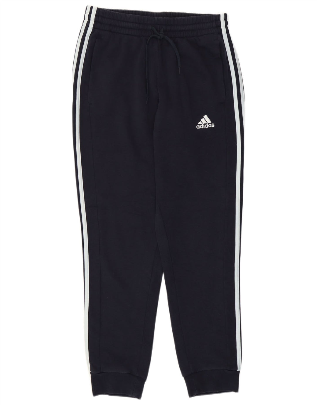 Adidas Mens Treino Calças Joggers Médio Azul Marinho Algodão