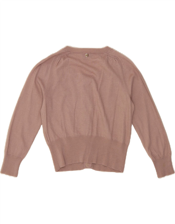 LIU JO Womens Crop Cardigan Sweater IT 44 Medium Pink Vintage Liu Jo and Second-Hand Liu Jo from Messina Hembry 