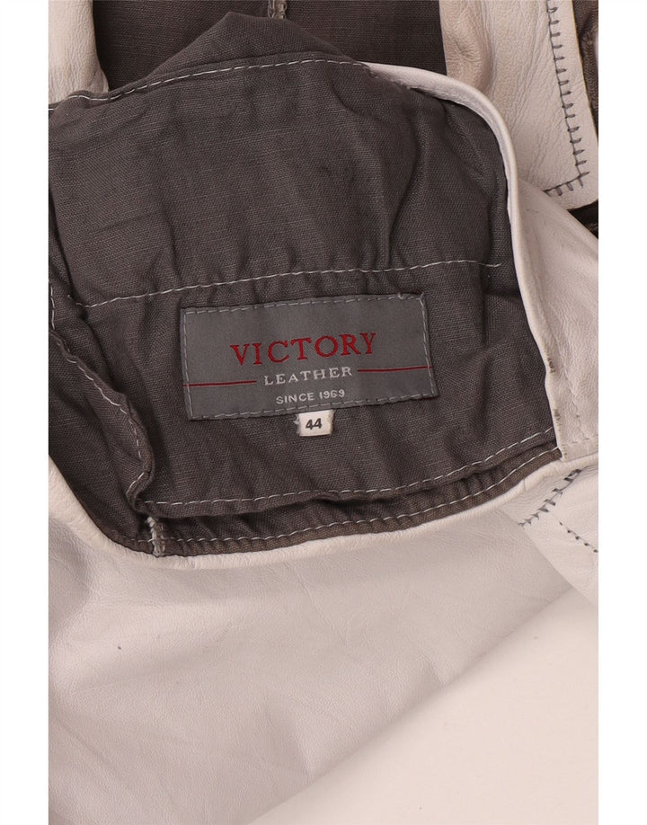 Jaqueta Blazer Feminina Victory com 1 Botão IT 44 Médio Off White Clássico