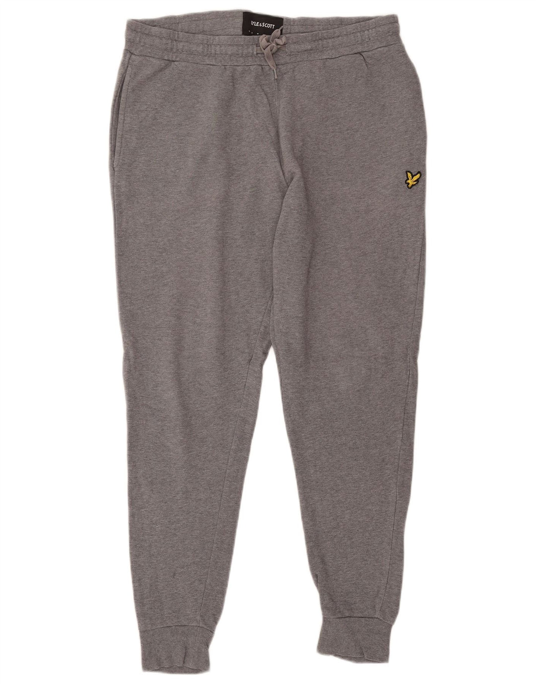 Calça esportiva masculina LYLE & SCOTT Joggers grande algodão cinza