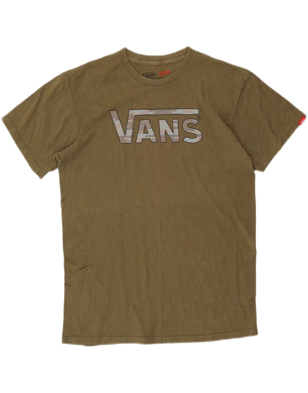 Camiseta VANS Masculina Classic Graphic Top Médio Algodão Cáqui