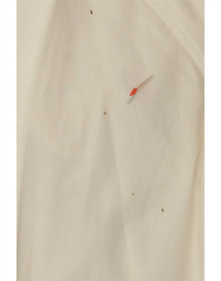 Camisa masculina sob medida Tommy Hilfiger tamanho 40 15 3/4 médio off white