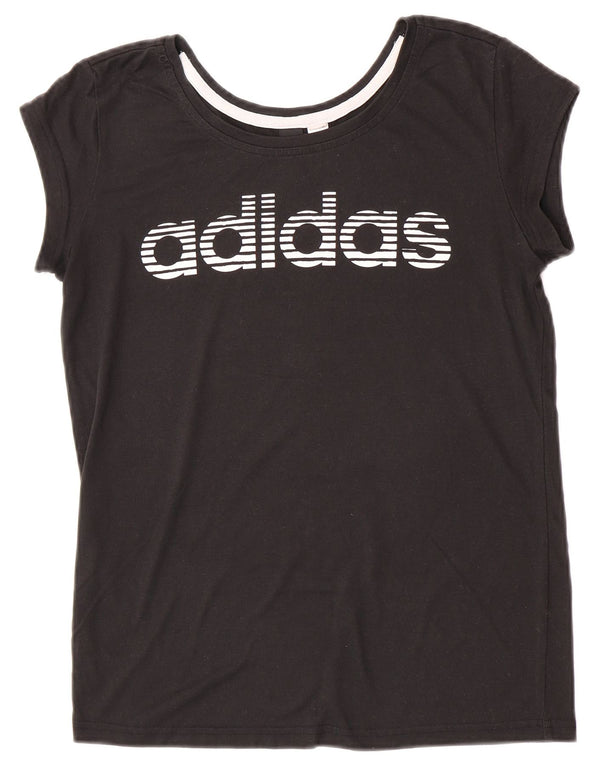 Camiseta Adidas Feminina Gráfica Top UK 12 Médio Preto