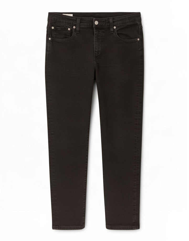 Jeans femininos Levi's Slim W32 L27 algodão preto