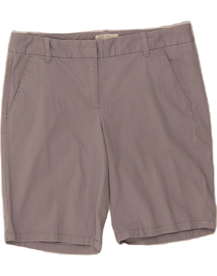 J. CREW Womens Bermuda Shorts US 4 Small W32  Grey Cotton Vintage J. Crew and Second-Hand J. Crew from Messina Hembry 
