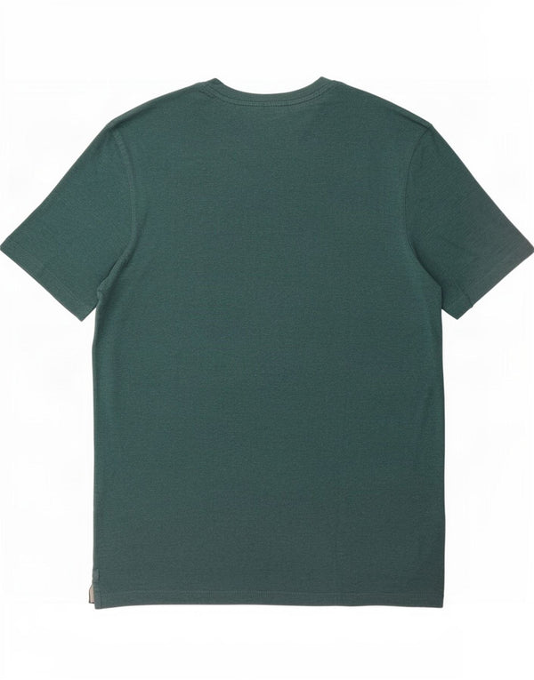 Camiseta masculina Fat Face Top de algodão verde médio