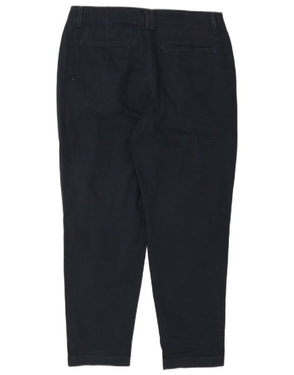 Fat Face Womens Tapered Chino Trousers UK 12 Medium W30 L25 Navy Blue